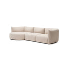 Slipper Lounge Closed Sofa - Bleached Sand - Sofa Natadora Loom Collection Dubai