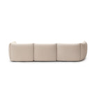 Slipper Lounge Closed Sofa - Bleached Sand - Sofa Natadora Loom Collection Dubai