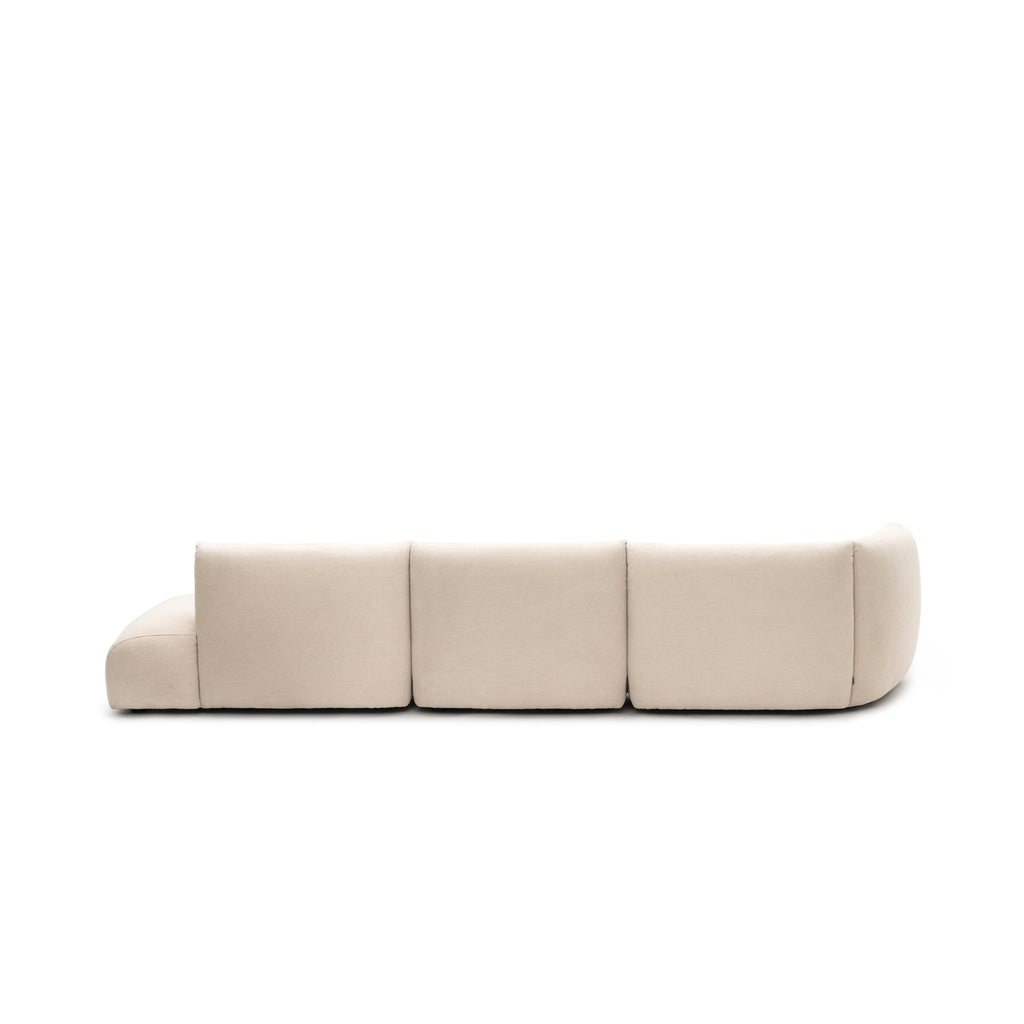 Slipper Lounge Open Sofa - Bleached Sand