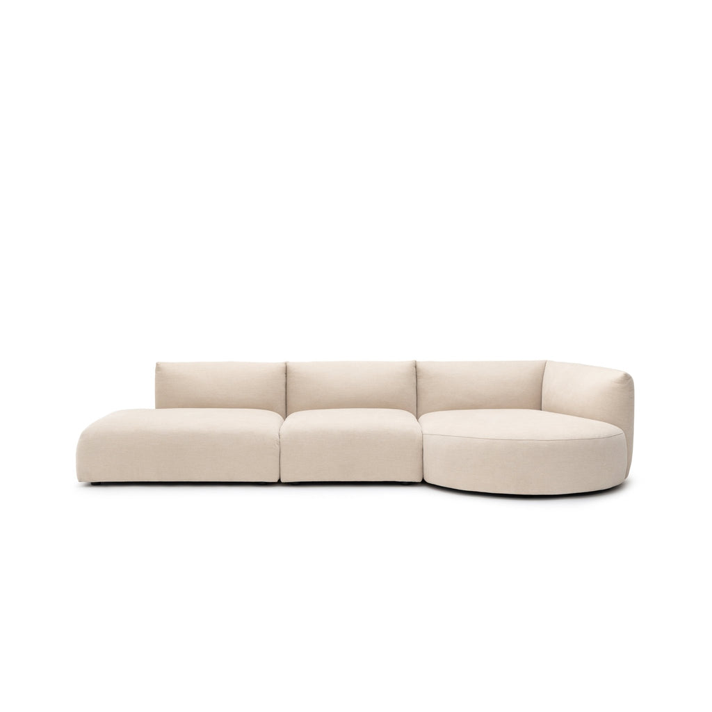 Slipper Lounge Open Sofa - Bleached Sand