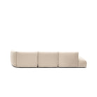Slipper Lounge Open Sofa - Bleached Sand