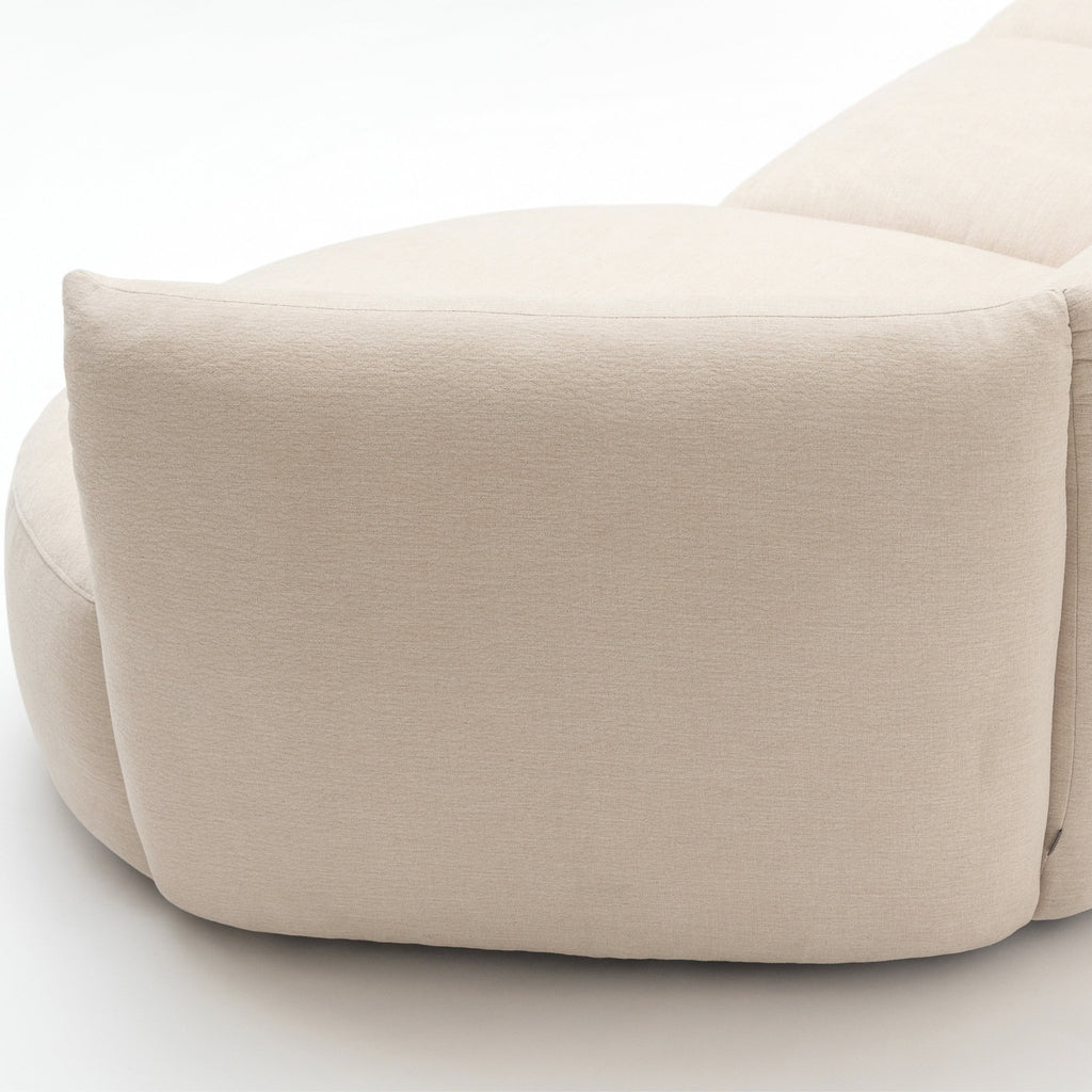 Slipper Lounge Open Sofa - Bleached Sand