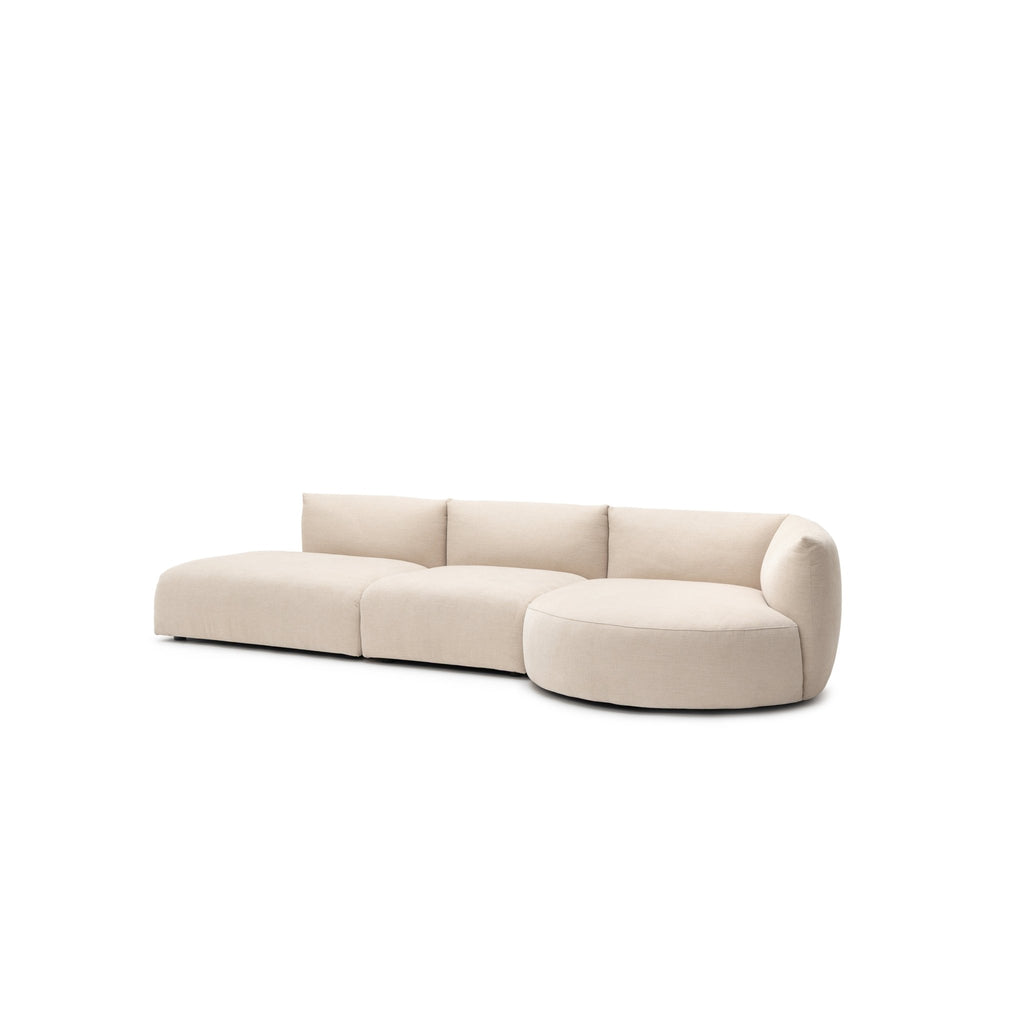 Slipper Lounge Open Sofa - Bleached Sand