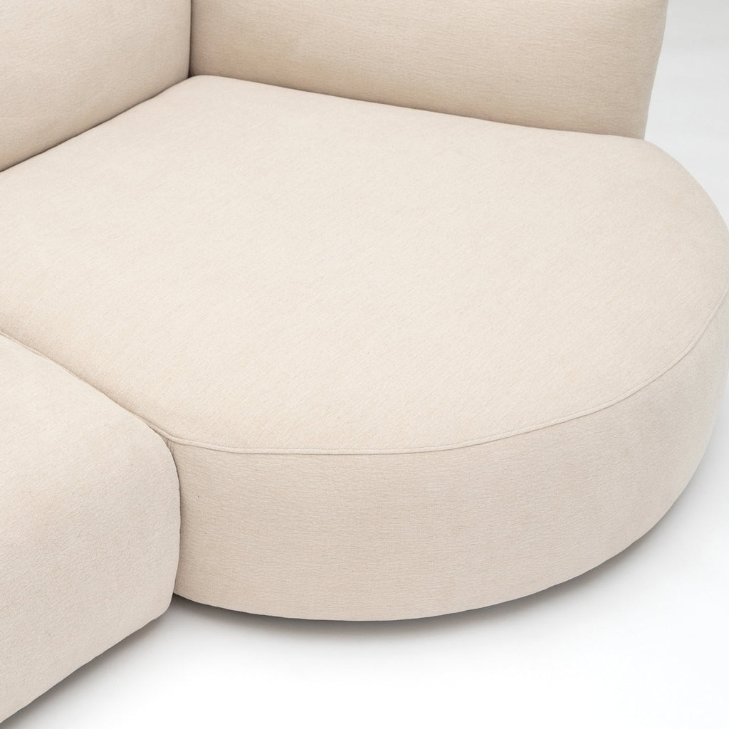 Slipper Lounge Open Sofa - Bleached Sand