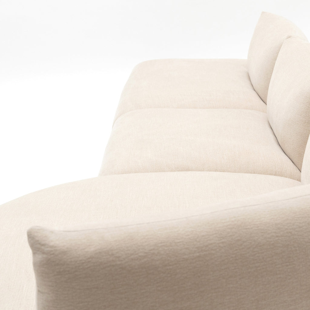 Slipper Lounge Open Sofa - Bleached Sand