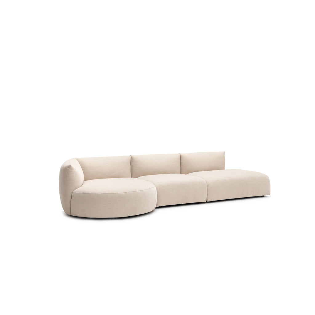 Slipper Lounge Open Sofa - Bleached Sand