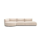 Slipper Lounge Open Sofa - Bleached Sand - Sofa Natadora Loom Collection Dubai