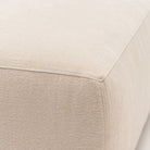 Slipper Ottoman - Bleached Sand - Ottomans Natadora Loom Collection Dubai