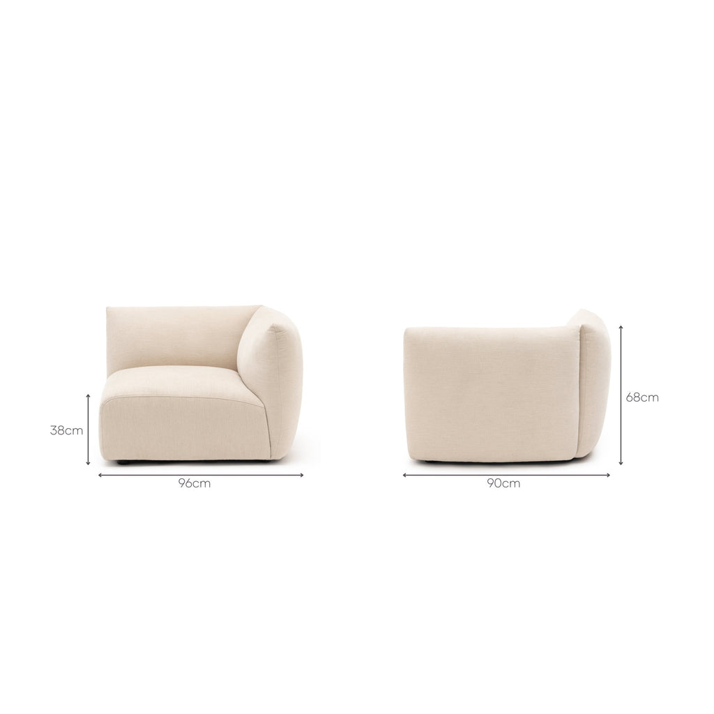 Slipper Right Arm - Bleached Sand