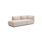 Slipper Small Open Sofa - Bleached Sand - Sofa Natadora Loom Collection Dubai