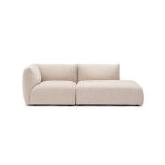 Slipper Small Open Sofa - Bleached Sand - Sofa Natadora Loom Collection Dubai