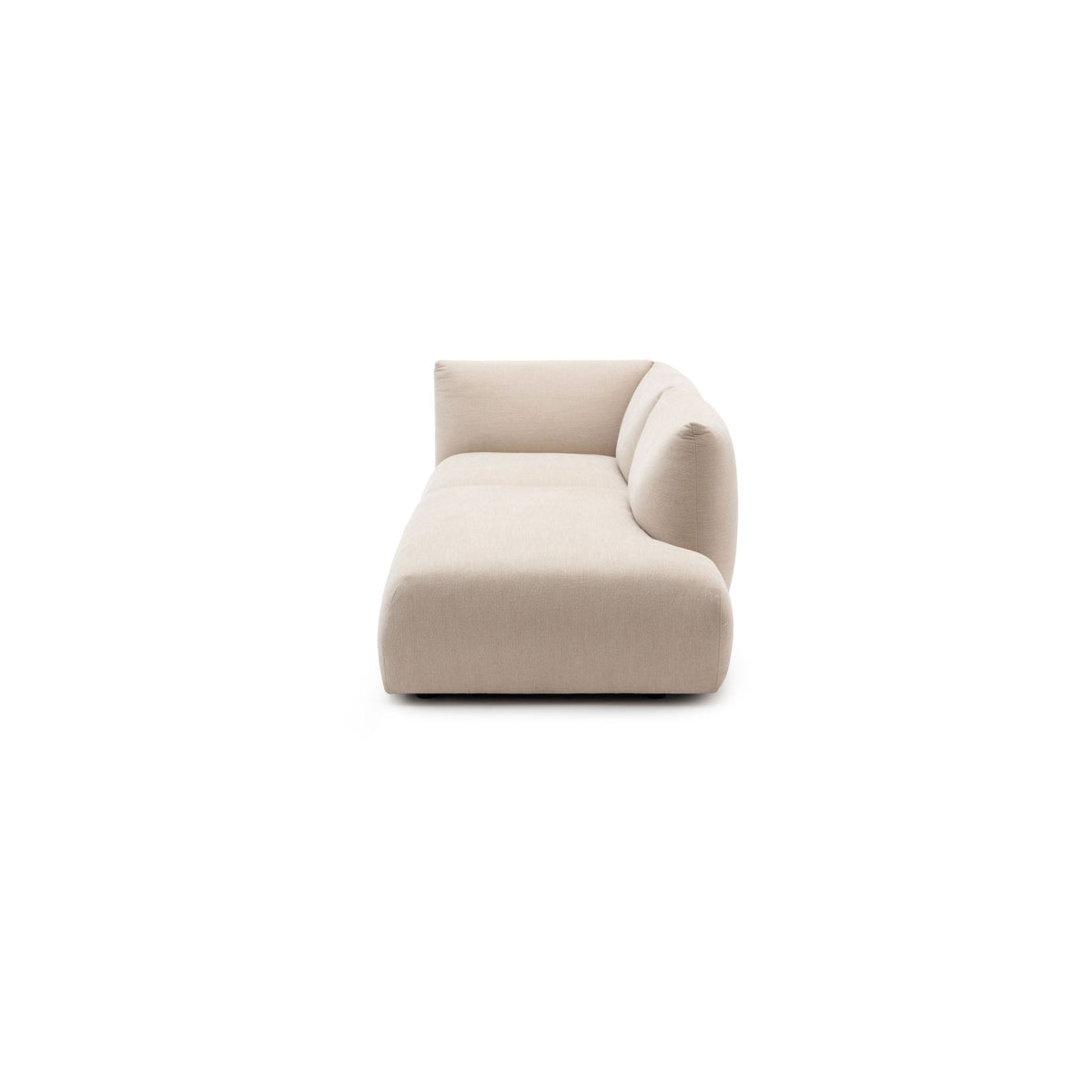 Slipper Small Open Sofa - Bleached Sand - Sofa Natadora Loom Collection Dubai