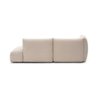 Slipper Small Open Sofa - Bleached Sand - Sofa Natadora Loom Collection Dubai