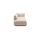 Slipper Small Open Sofa - Bleached Sand - Sofa Natadora Loom Collection Dubai