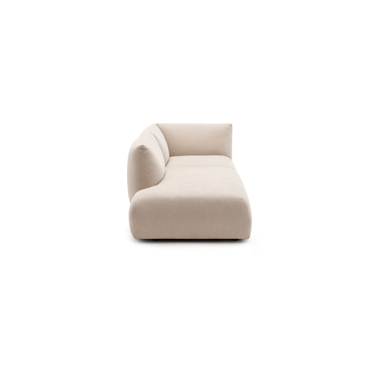 Slipper Small Open Sofa - Bleached Sand - Sofa Natadora Loom Collection Dubai