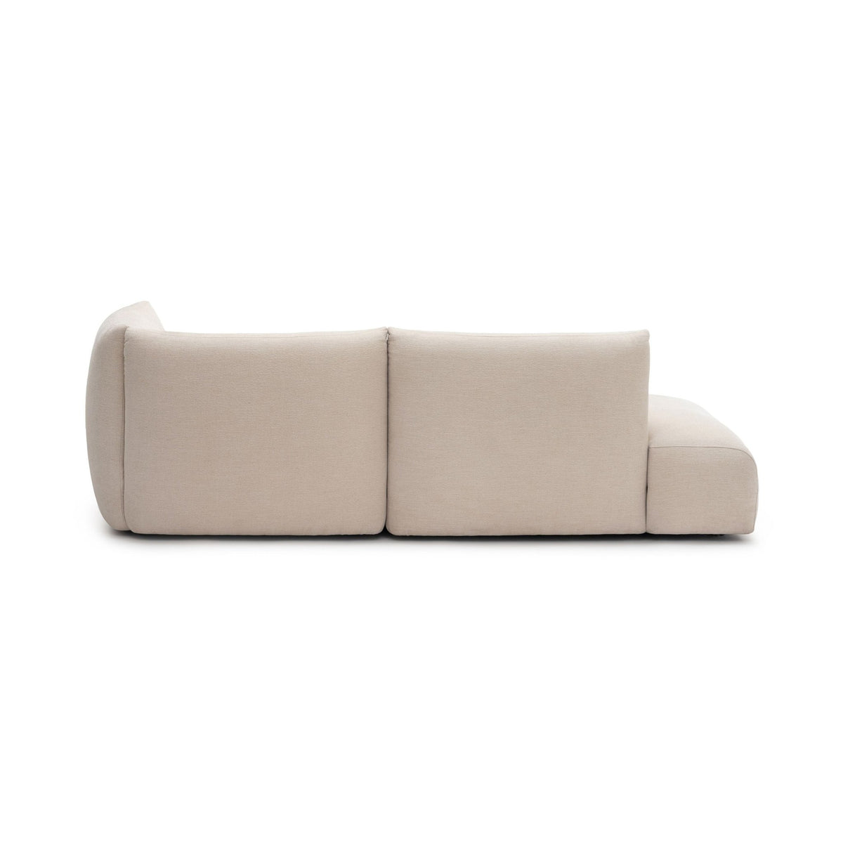 Slipper Small Open Sofa - Bleached Sand - Sofa Natadora Loom Collection Dubai