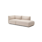 Slipper Small Open Sofa - Bleached Sand - Sofa Natadora Loom Collection Dubai