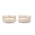 Slipper Wedge - Bleached Sand - Sofa Natadora Loom Collection Dubai
