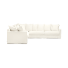 Sloopy Corner Sectional Sofa - Summer Ivory - Sectional Sofas Tolv Loom Collection Dubai