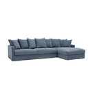 Sloopy L-Shaped Sofa - Asa Ink - Sectional Sofas Tolv Loom Collection Dubai