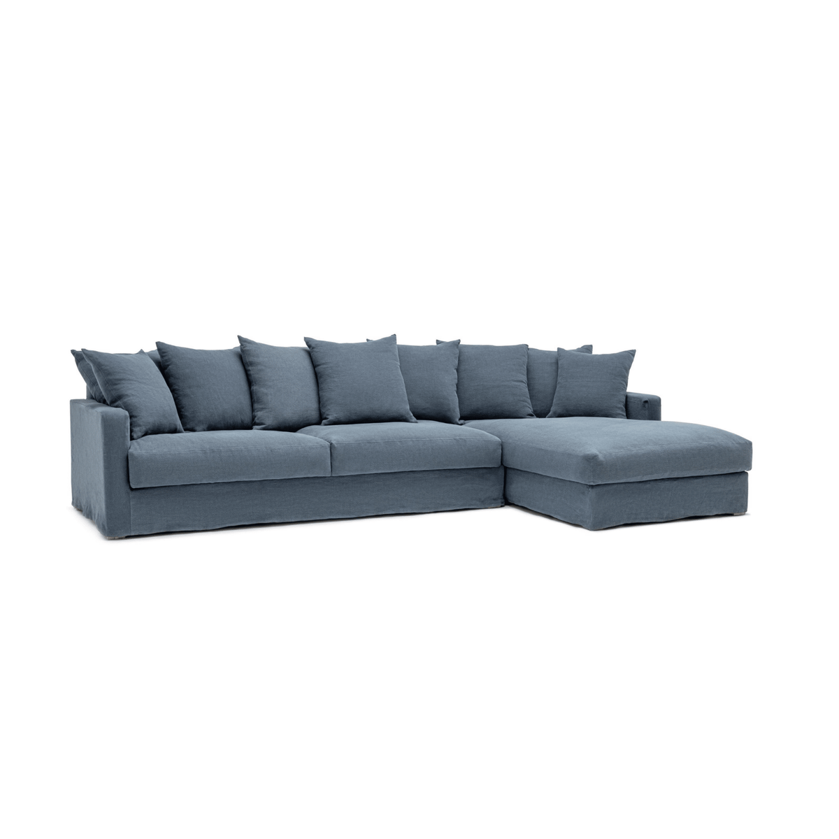 Sloopy L-Shaped Sofa - Asa Ink - Sectional Sofas Tolv Loom Collection Dubai