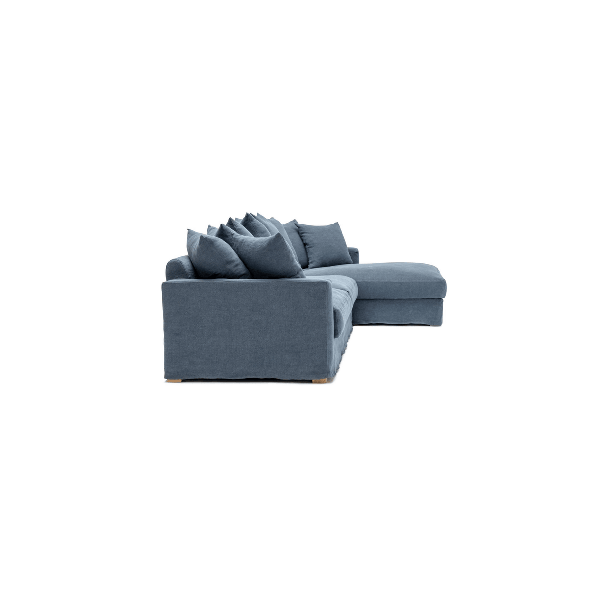 Sloopy L-Shaped Sofa - Asa Ink - Sectional Sofas Tolv Loom Collection Dubai