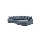 Sloopy L-Shaped Sofa - Asa Ink - Sectional Sofas Tolv Loom Collection Dubai