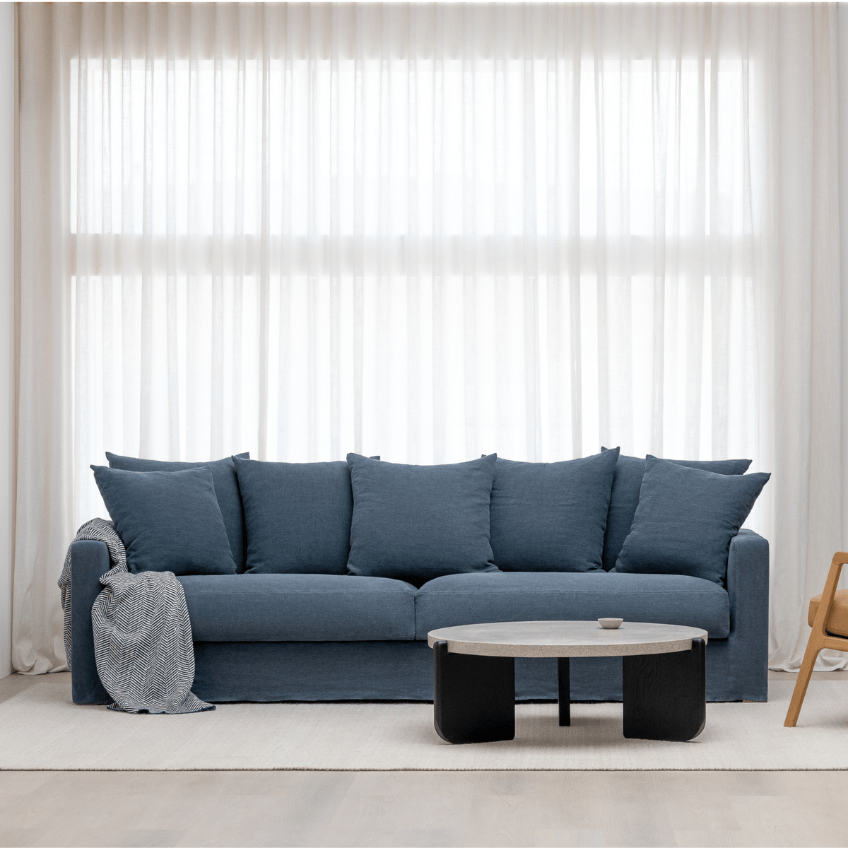 Sloopy Sofa - Asa Ink - Sofas Tolv Loom Collection Dubai