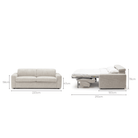 Sofa Bed - Fog - Sofa Beds Loom Collection Loom Collection Dubai