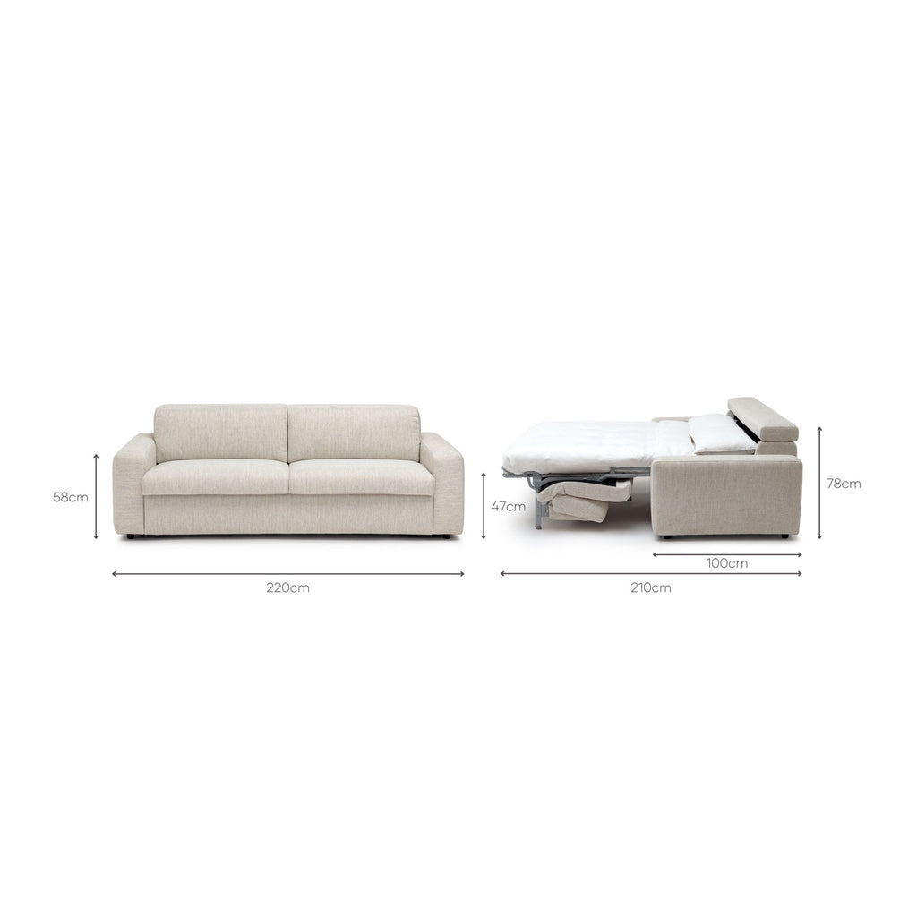 Sofa Bed - Pebble - Sofa Beds Loom Collection Loom Collection Dubai