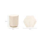 Soho Hexagon Side Table - Side Tables Loom Collection Loom Collection Dubai