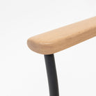 Solace Armchair - Blonde Oak & Limestone Leather - Dining Chairs Natadora Loom Collection Dubai