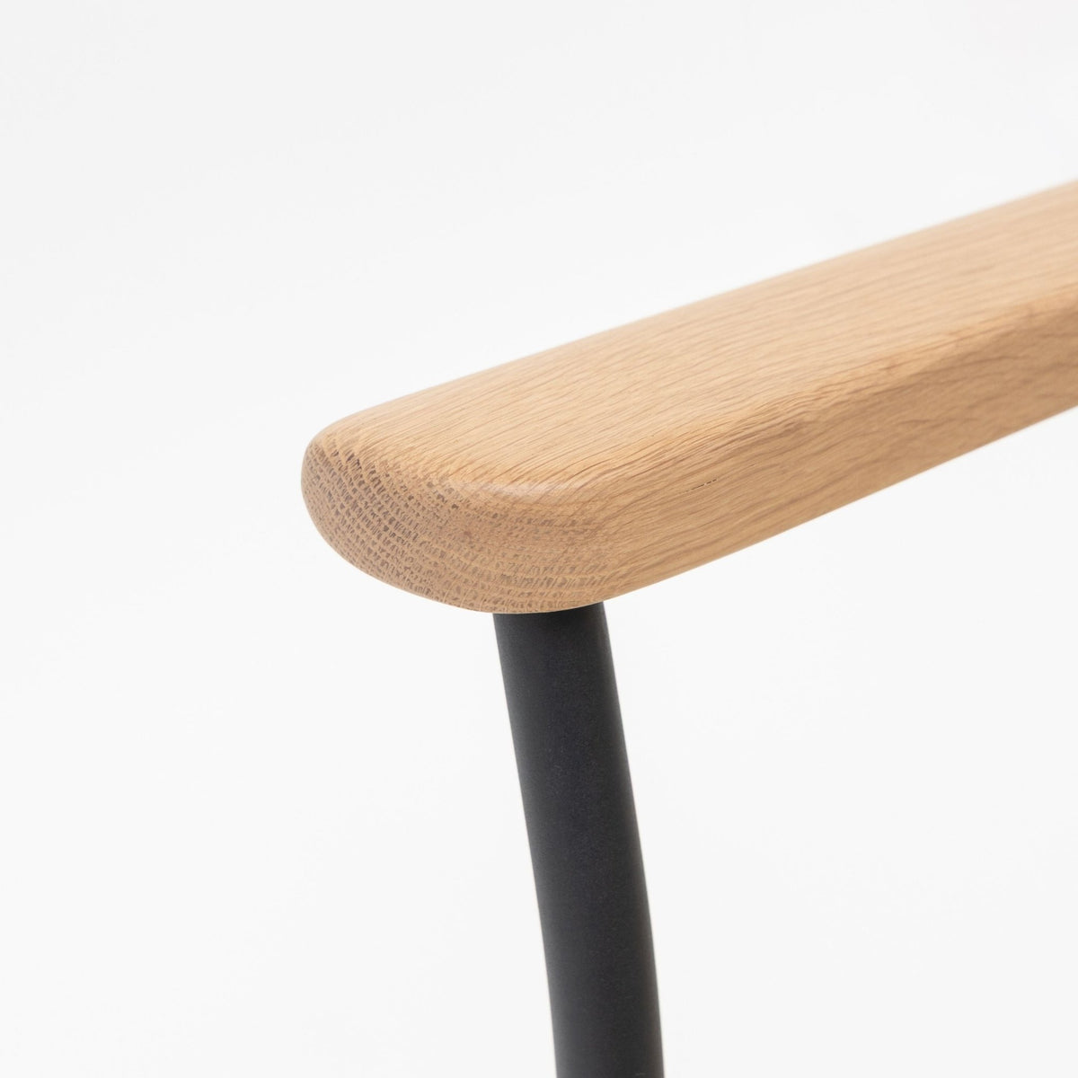 Solace Armchair - Blonde Oak & Limestone Leather - Dining Chairs Natadora Loom Collection Dubai