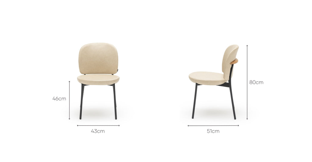 Solace Chair - Light Oak & Alabama Limestone - Loom Collection