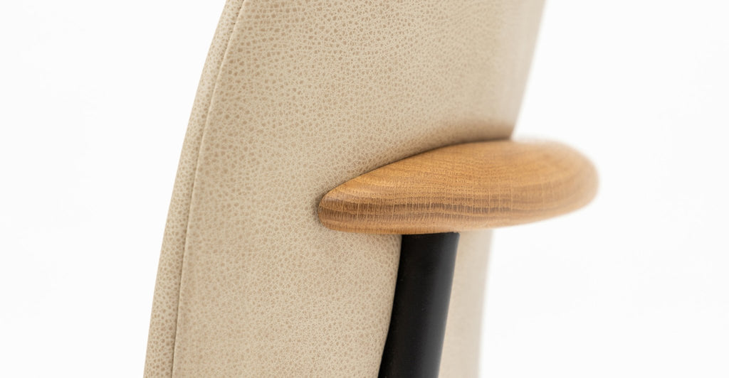 Solace Chair - Light Oak & Alabama Limestone - Loom Collection