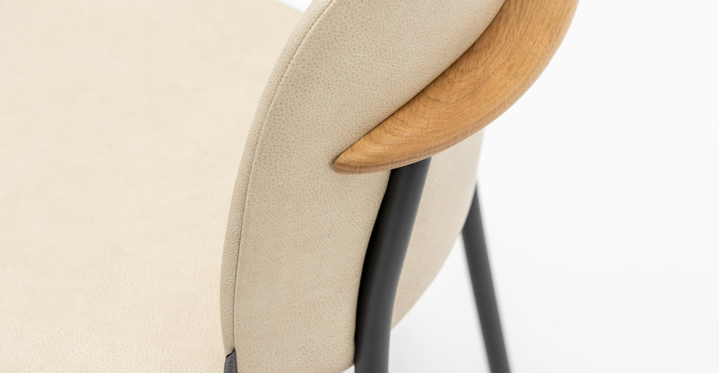 Solace Chair - Light Oak & Alabama Limestone - Loom Collection