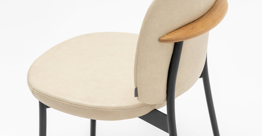 Solace Chair - Light Oak & Alabama Limestone - Loom Collection