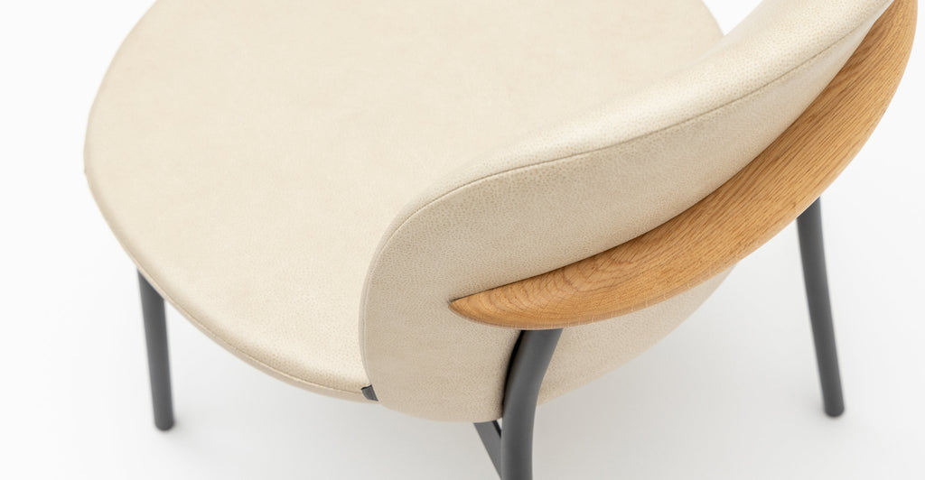 Solace Chair - Light Oak & Alabama Limestone - Loom Collection