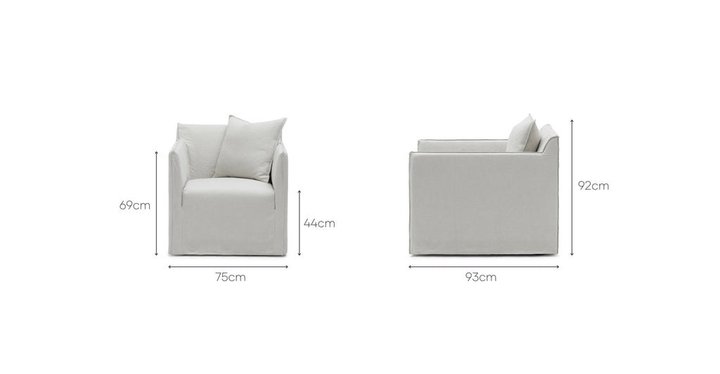 Solara Armchair - Beige.