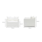 Solara Love Seat - Off White