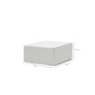 Solara Ottoman - Beige - Ottomans Loom Collection Loom Collection Dubai