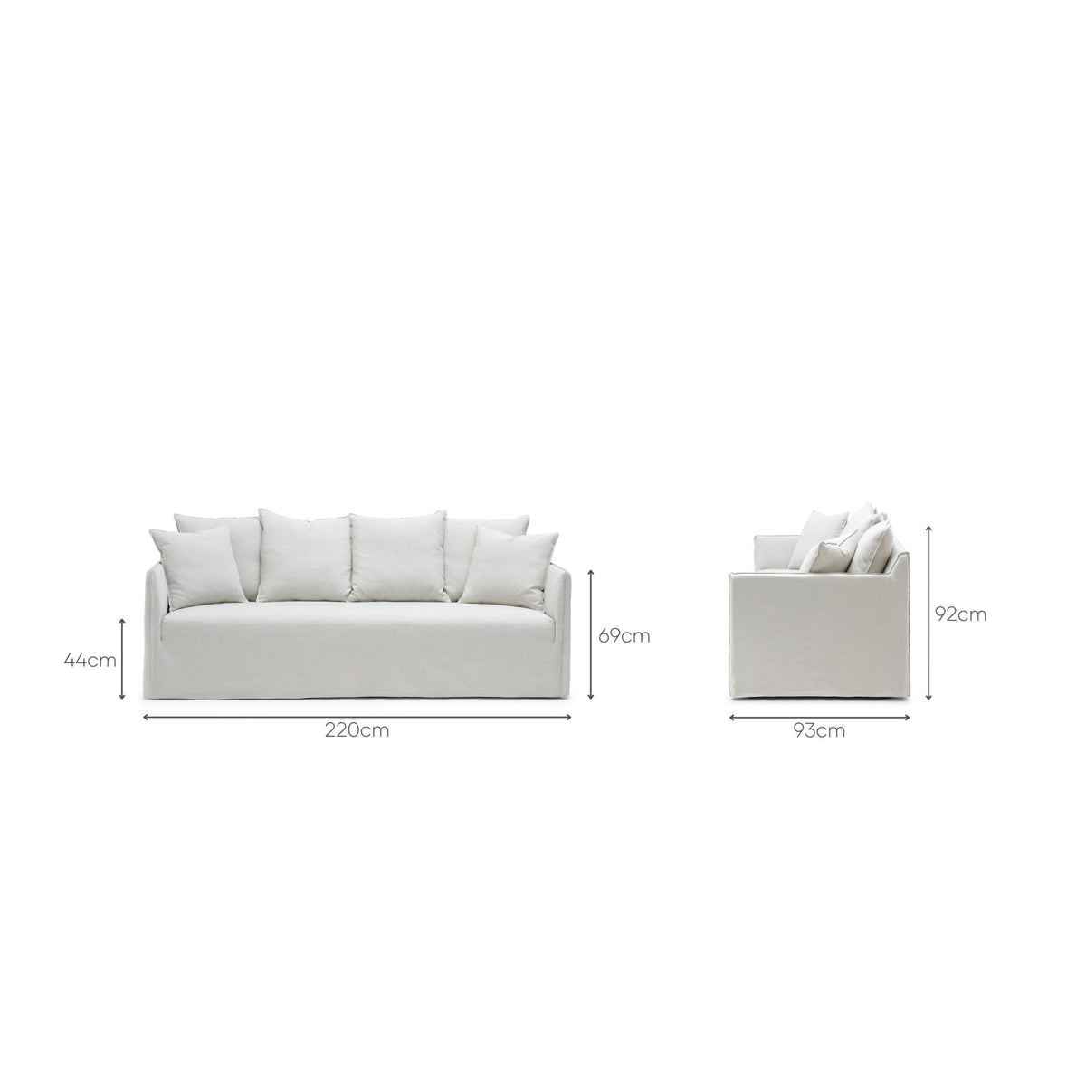 Solara Sofa - Beige - Sofas Loom Collection Loom Collection Dubai