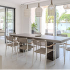 Sorento Rectangular Dining Table - Grey