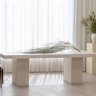 Sorento Rectangular Dining Table - Sand - Rectangular Dining Tables Loom Collection Loom Collection Dubai