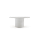 Sorento Round Dining Table - Chalk