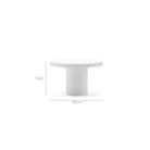 Sorento Round Dining Table - Chalk