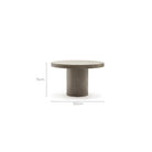 Sorento Round Dining Table - Grey