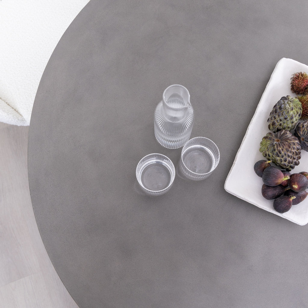 Sorento Round Dining Table - Grey - Round Dining Tables Loom Collection Loom Collection Dubai