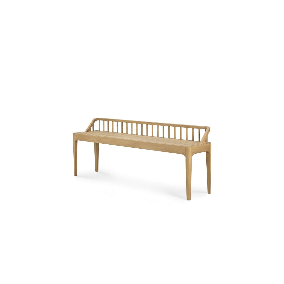 Spindle Bench - Oak