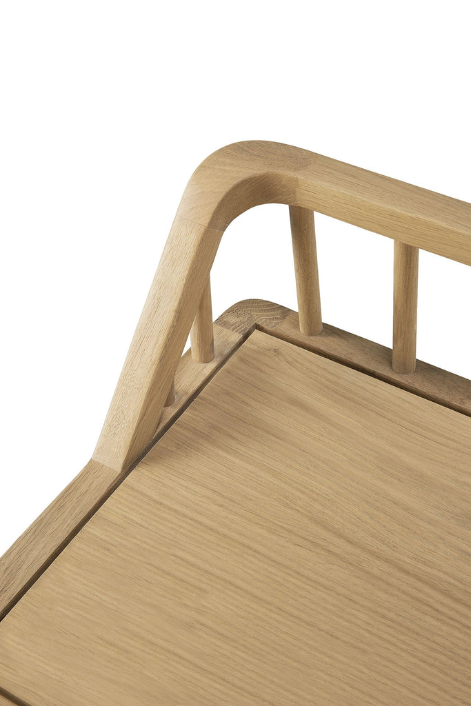 Spindle Bench  - Oak - Loom Collection